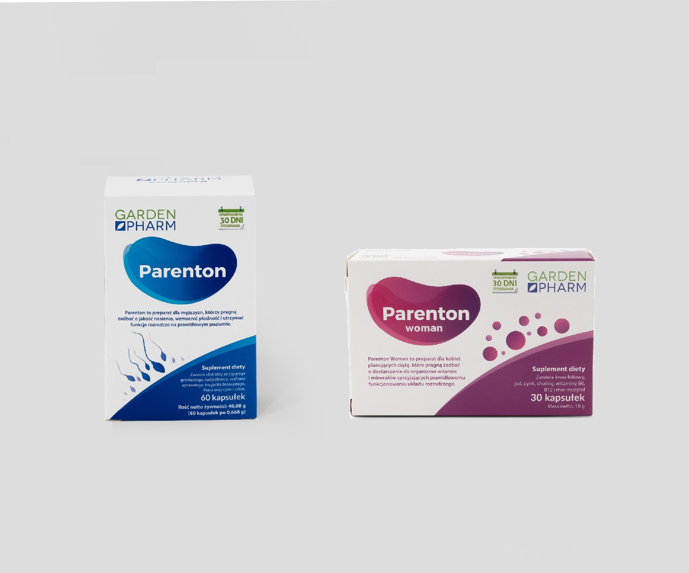 GardenPharm, Parenton Duo, komplet za podršku plodnosti za parove