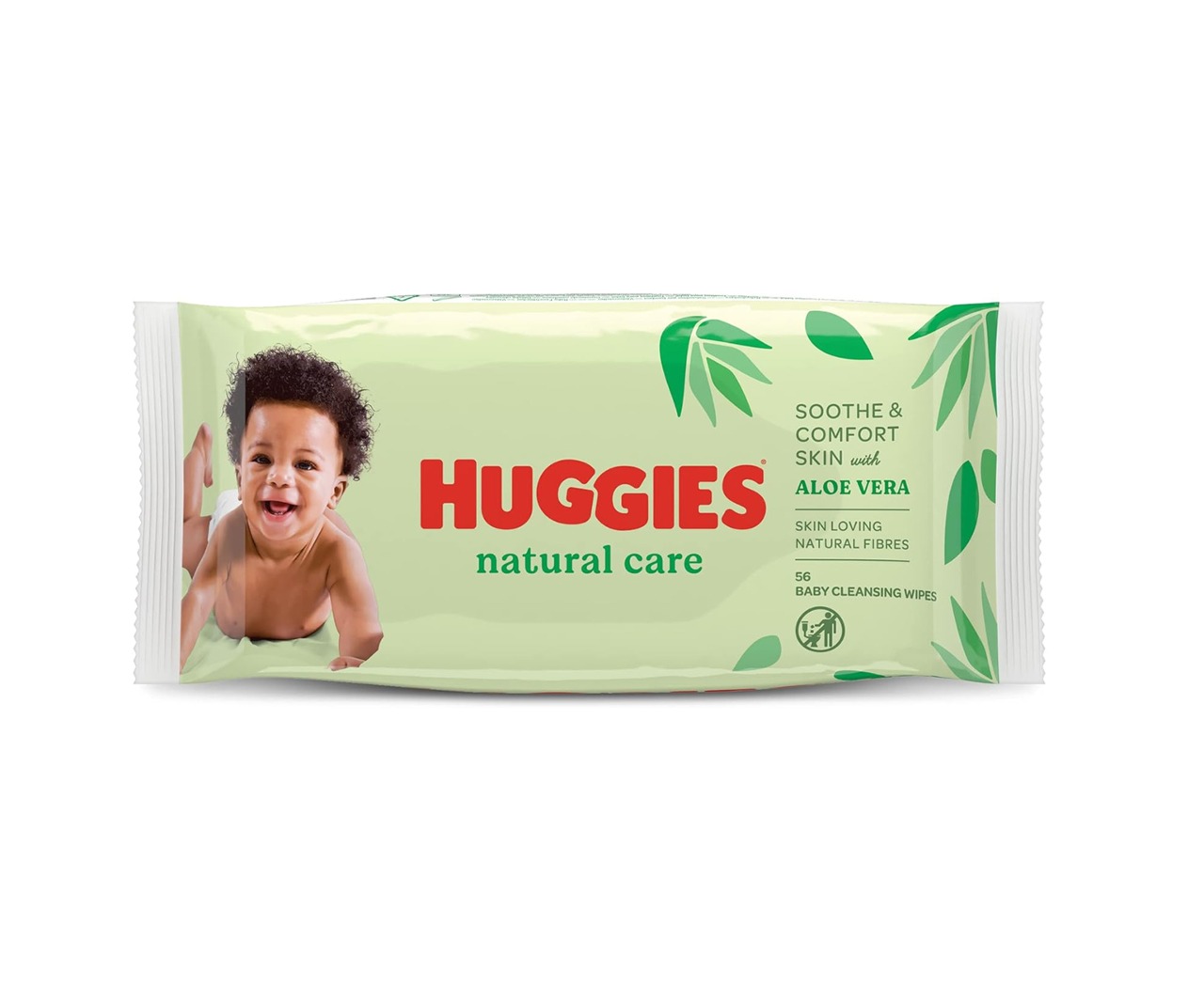 Huggies, Natural Care, chusteczki nawilżane dla niemowląt