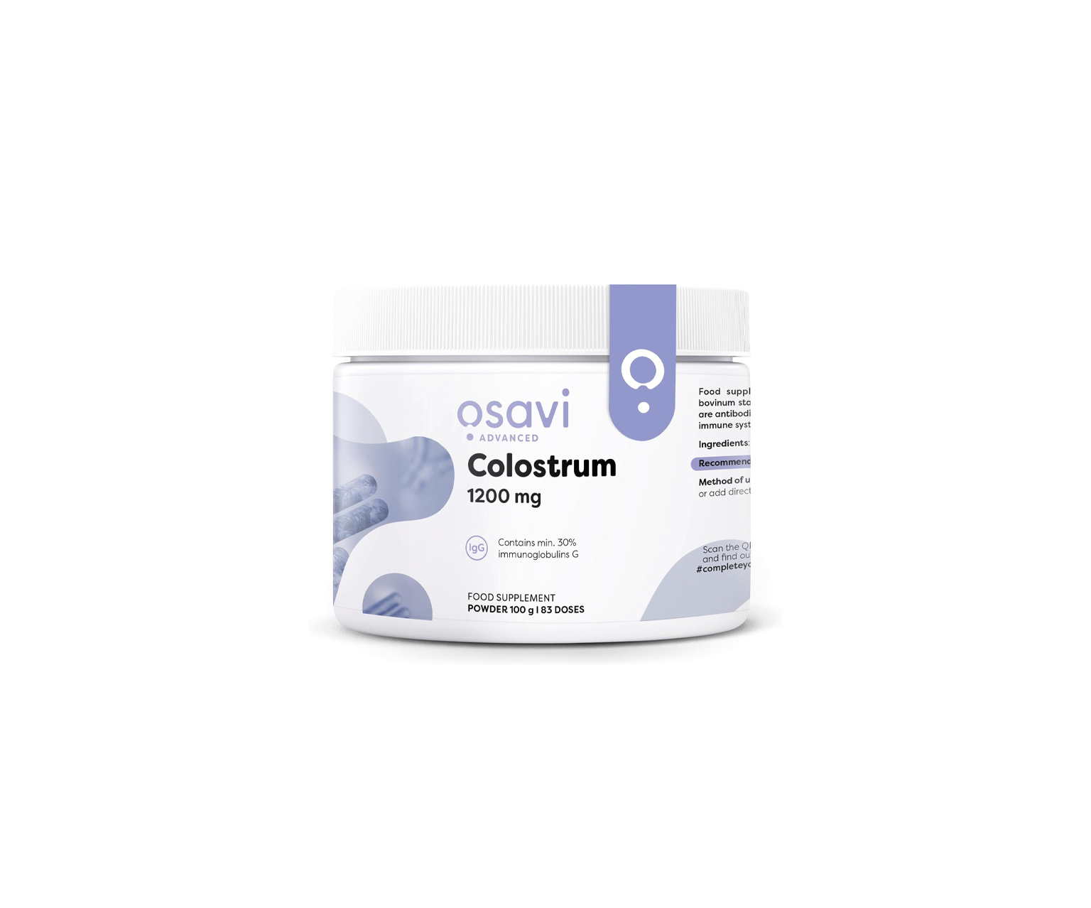 Osavi, Colostrum, suplement diety w proszku, 100 g