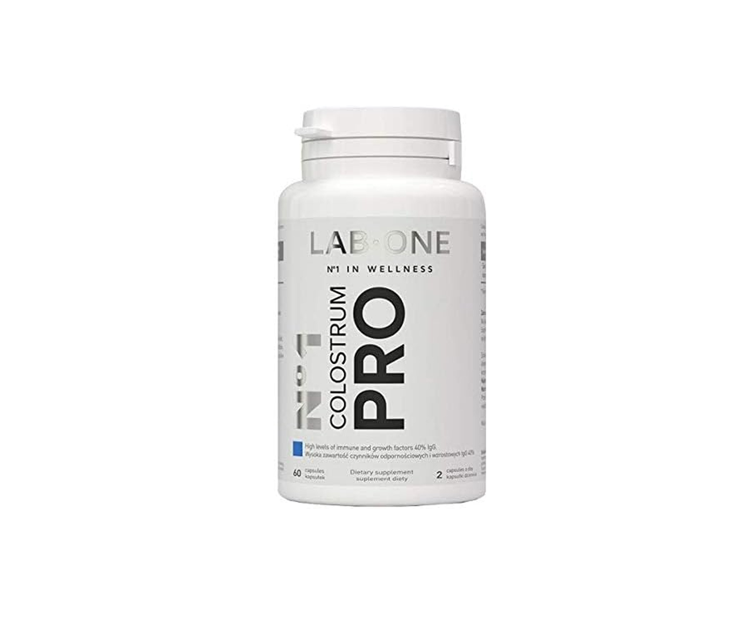 Lab One, Colostrum Pro, suplement diety, 60 kapsułek