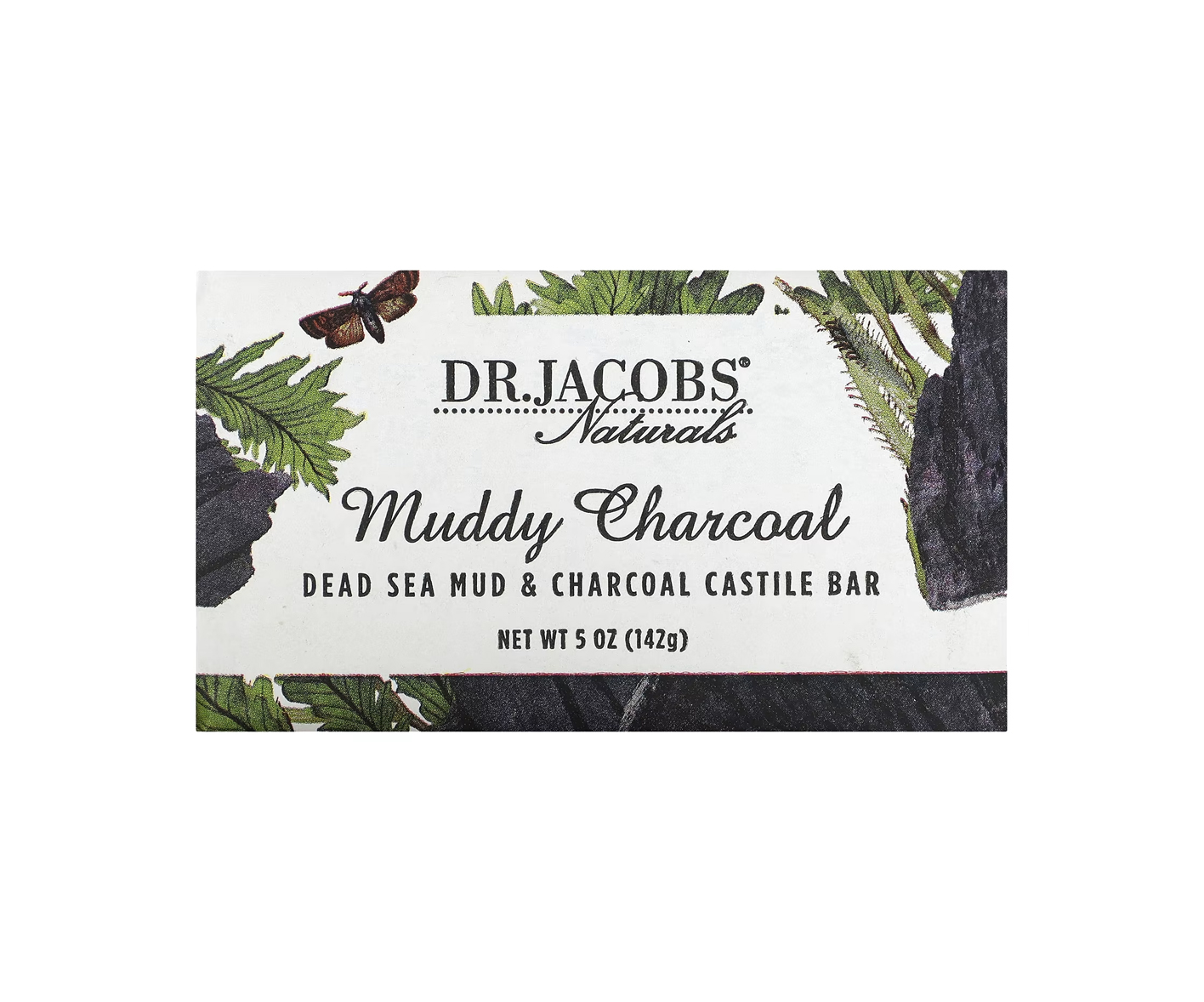 Dr Jacobs Naturals, Muddy Charcol - Mydło z błotem z Morza Martwego