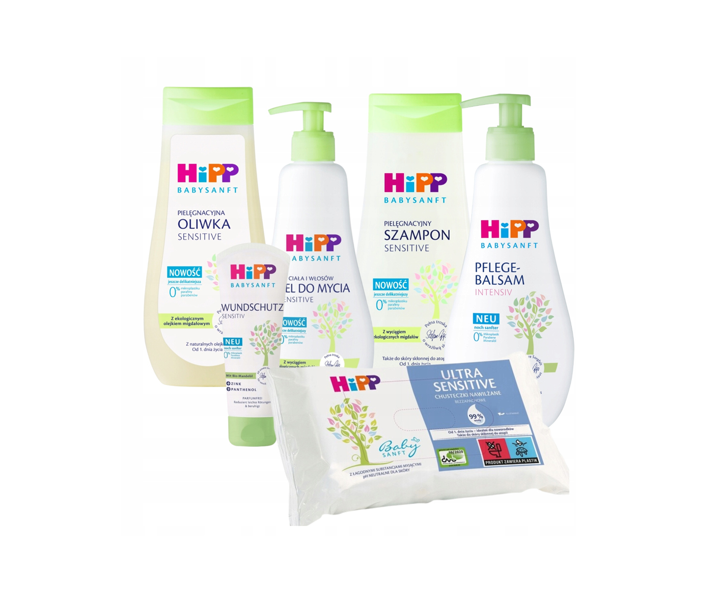  HiPP, Layette för vård, Set med kosmetika för barn