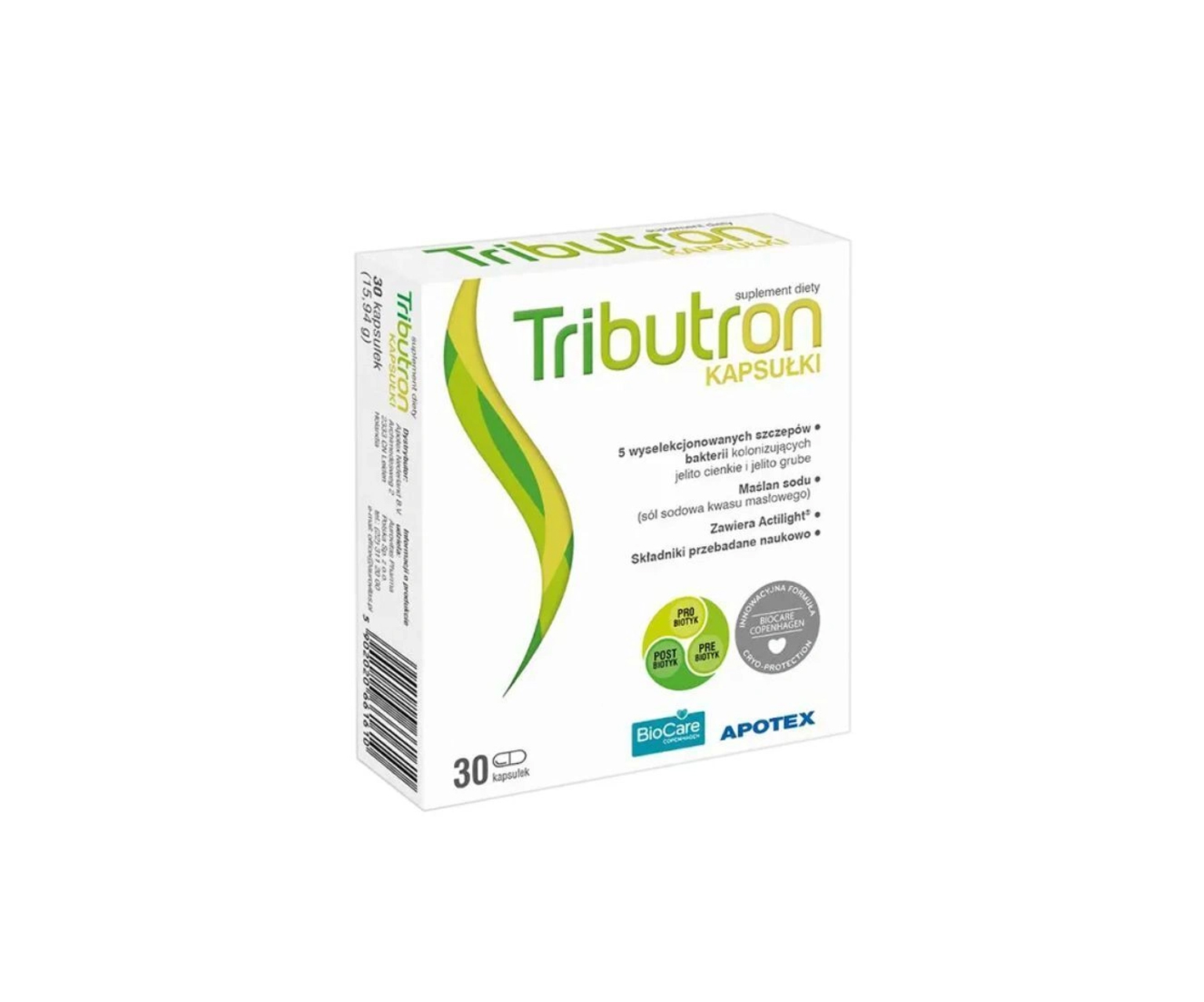 Tributron, ett synbiotikum för vuxna