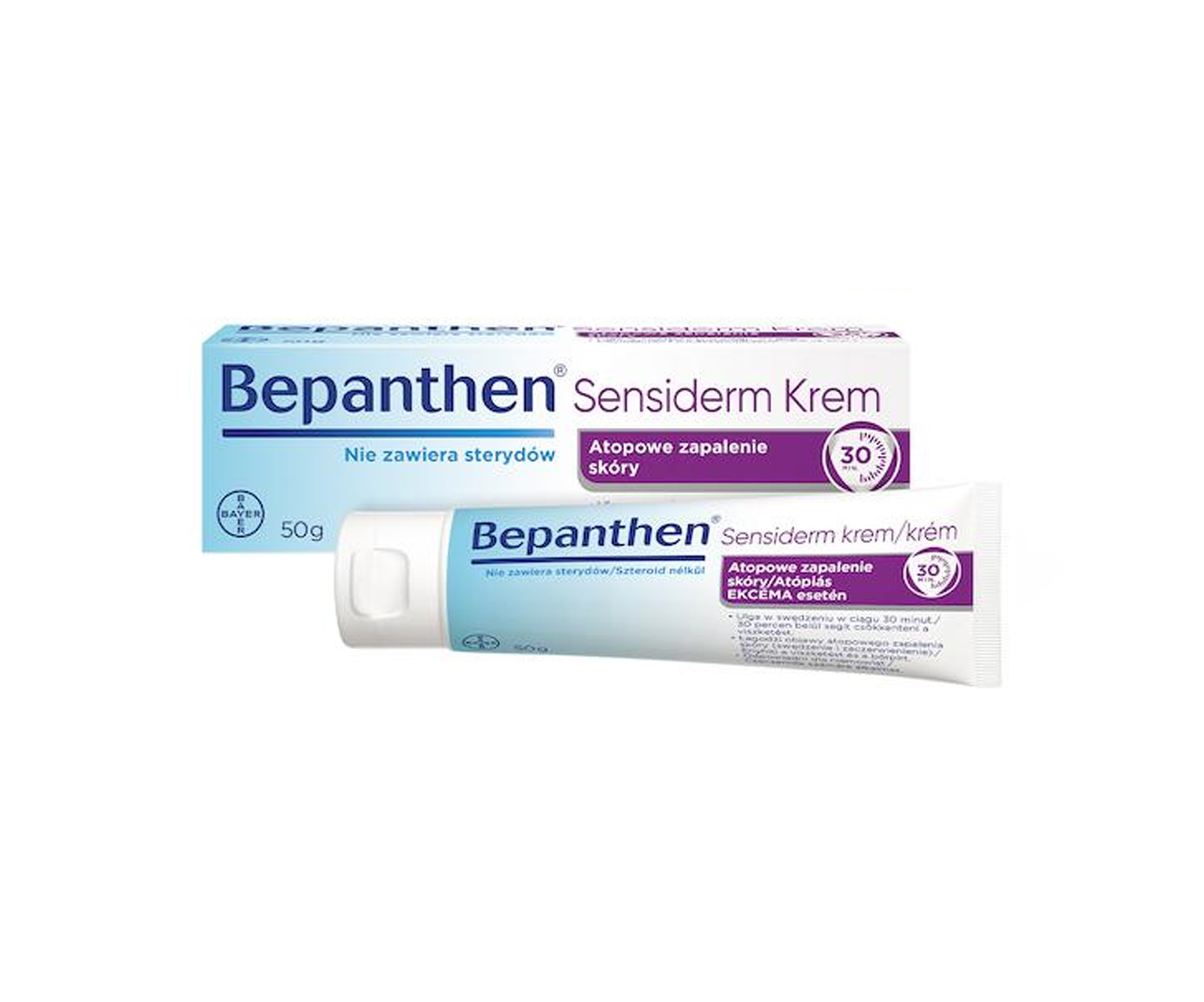 Bepanthen, Sensiderm, cream for skin irritations