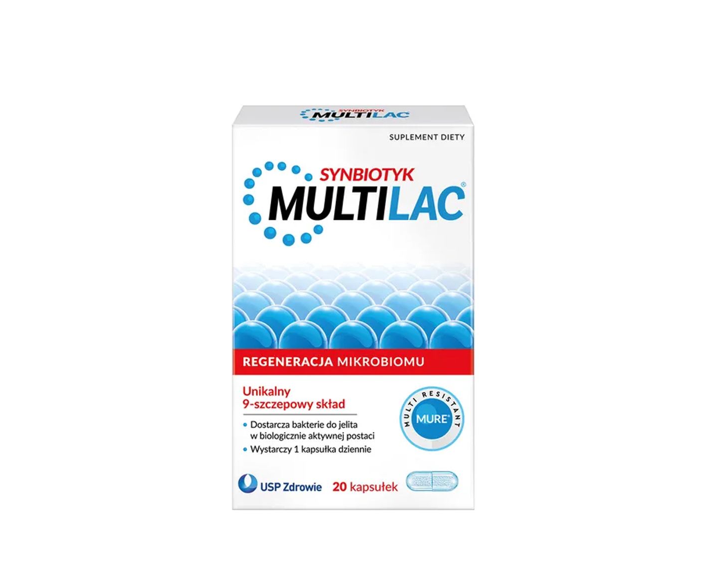 Multilac, synbiotic capsules