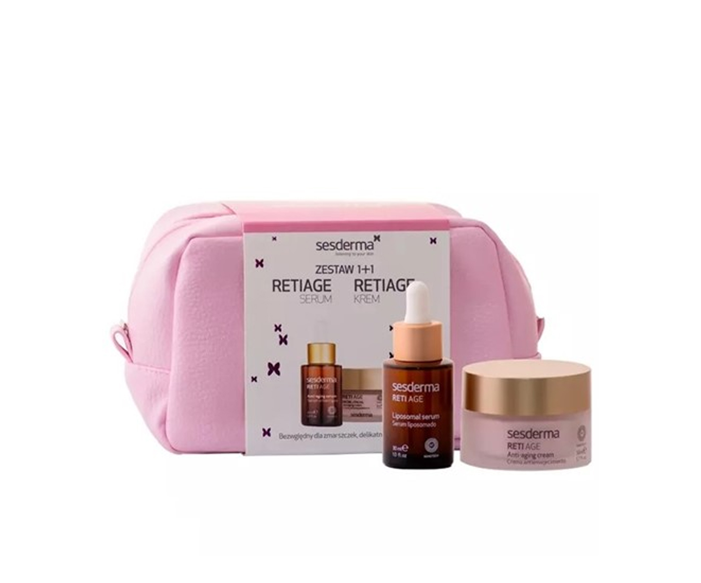 Sesderma, Retiage, women's cosmetics set + cosmetic bag