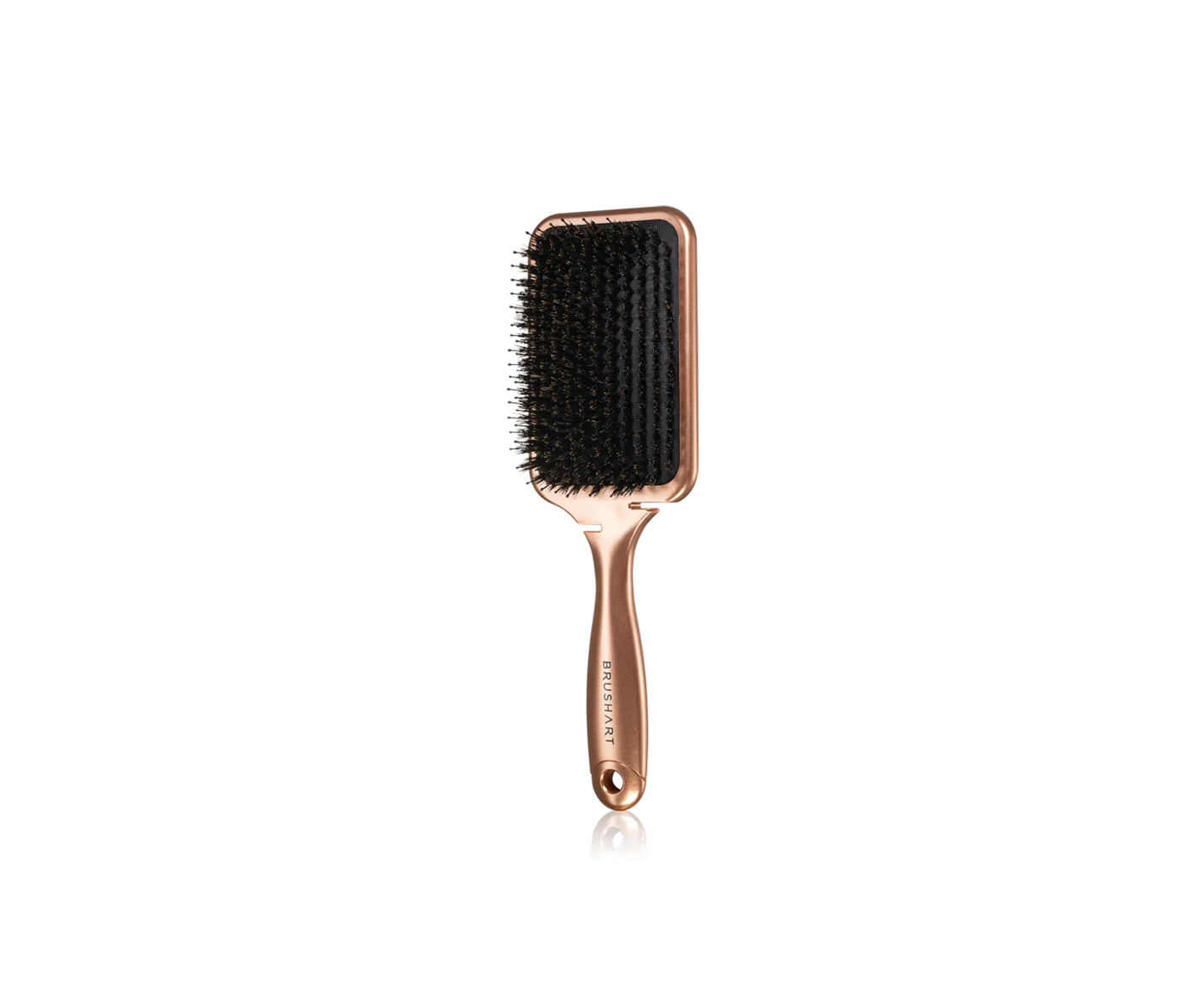 BrushArt, Hair Boar bristle paddle hairbrush, kartáč na vlasy z kančích štětin
