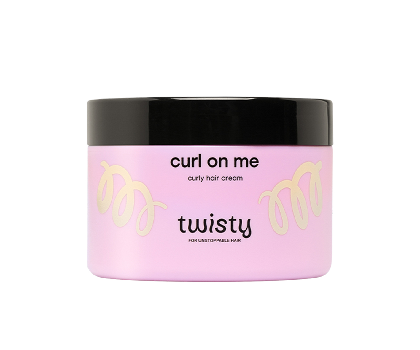 Twisty, Curl on me, Krem do loków dobry do stylizacji włosów kręconych z ekstraktem z lnu i owsa