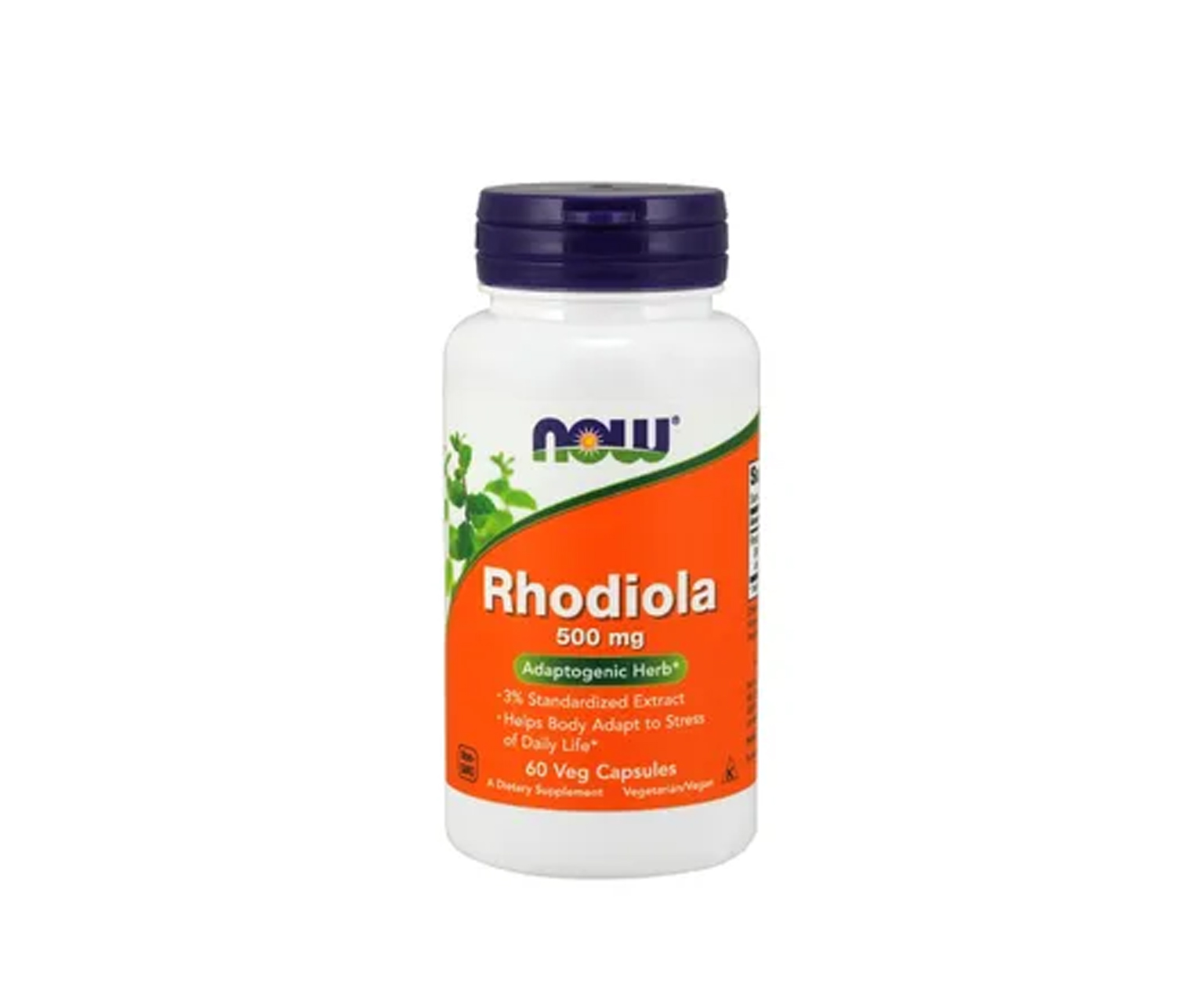 Now Foods, Rhodiola, Adaptogeny w kapsułkach