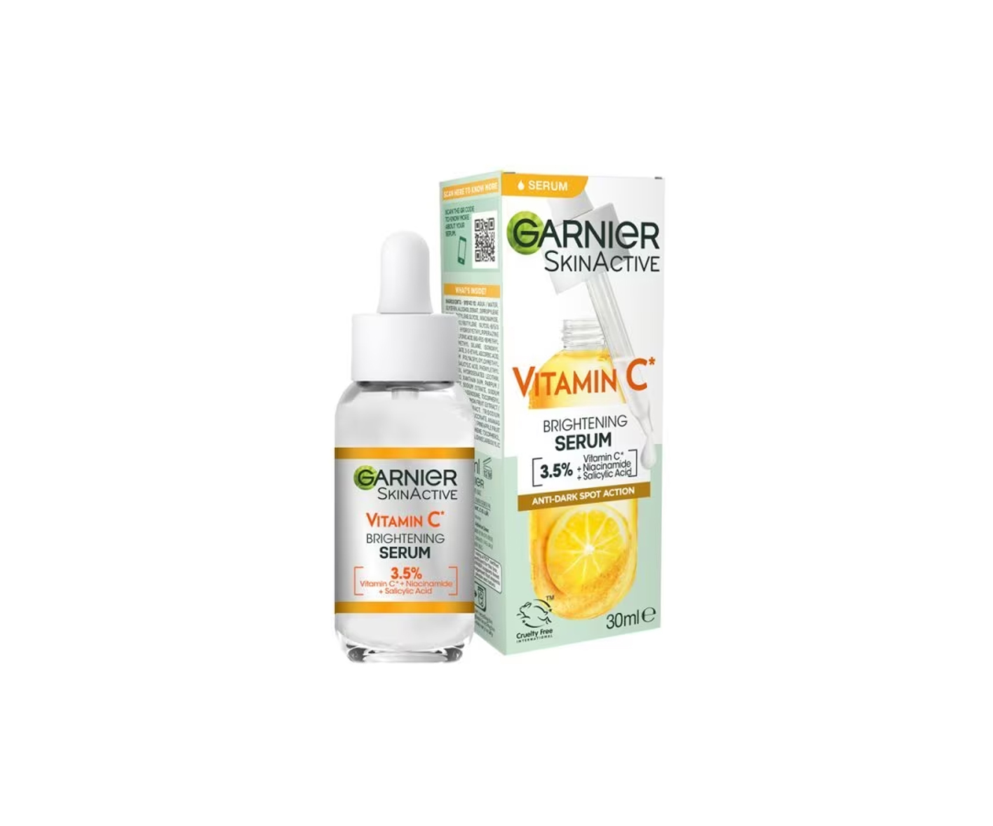 Garnier, Vitamin C Serum, Serum na przebarwienia na twarzy