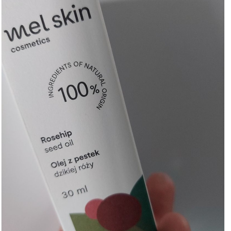 Mel Skin, aceite de semilla de rosa mosqueta para la decoloración 