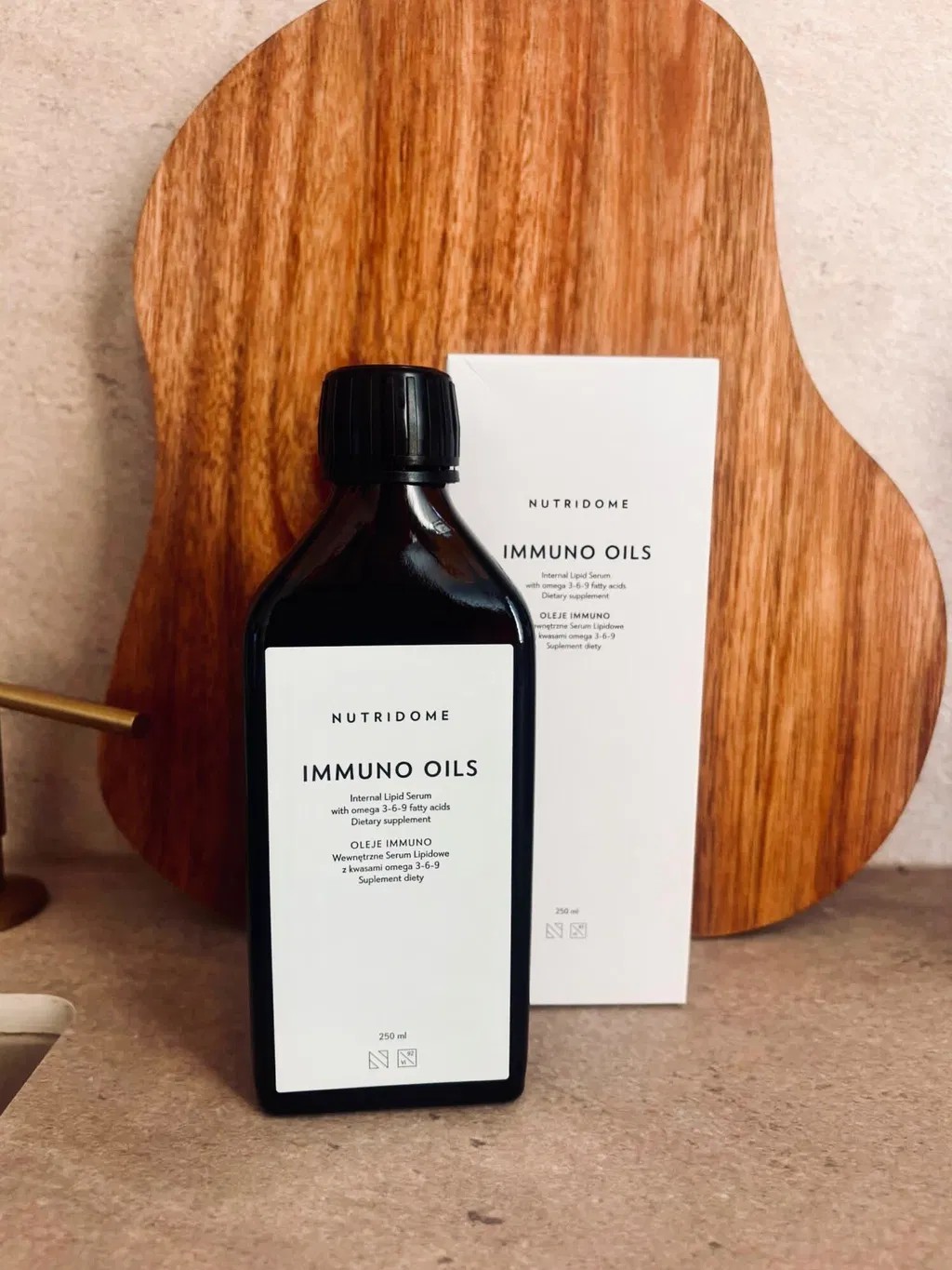 Nutridome, Immuno Oils, Oleje na odporność z kwasami omega 3-6-9 w płynie
