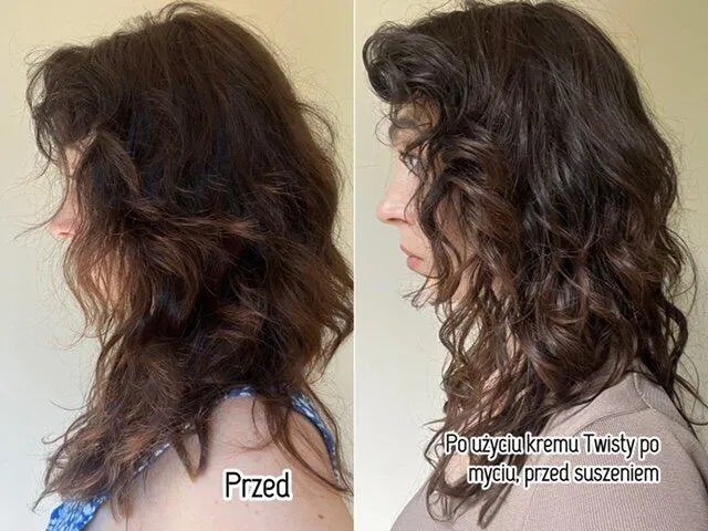 Twisty, Krem do loków aktywator naturalnego skrętu włosów kręconych i puszących się, Krem do loków dla mężczyzn