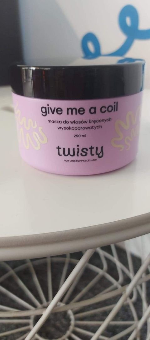 Twisty, Give Me a Coil, mascarilla para cabellos de alta porosidad