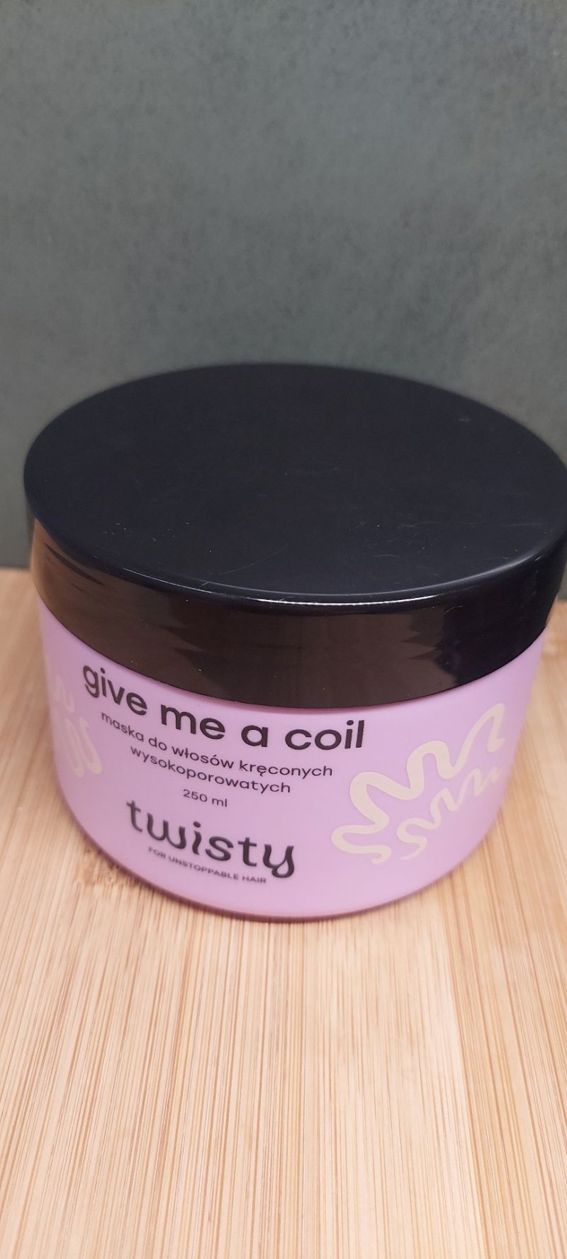 Twisty, Give Me a Coil, mask for high porosity hair