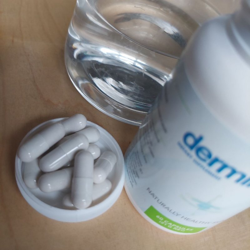Derminax, Tabletki na trądzik pospolity, pryszcze i niedoskonałości z cynkiem, witaminą C, E i B2