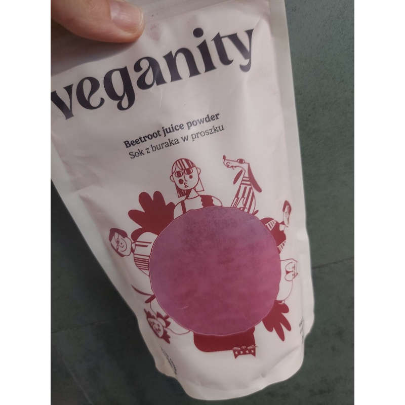 Veganity, sok z buraka w proszku