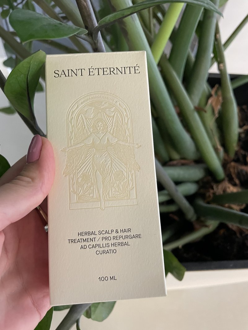 Saint Éternité, Herbal hair rub with field horsetail and nettle, Curly hair rub