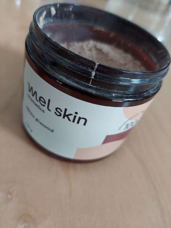 Mel Skin, Ghassoul cleansing, firming and smoothing clay for oily skin, normal skin, body and hair