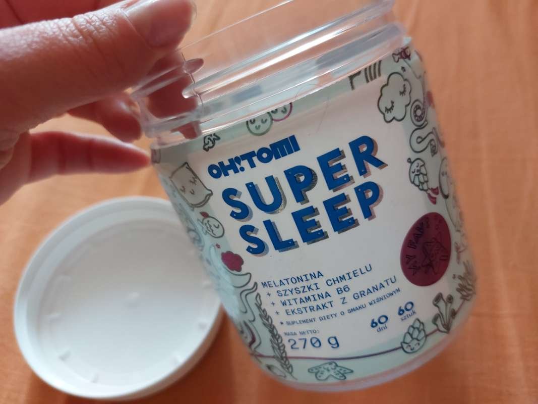 Oh!Tomi, Super Sleep – suplement diety z melatoniną