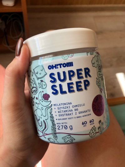 Oh!Tomi, Super Sleep – suplement diety z melatoniną