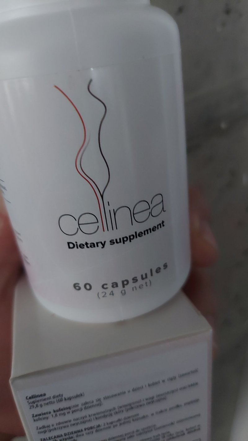 Cellinea, Anti-Cellulite-Pillen mit natürlichen Extrakten