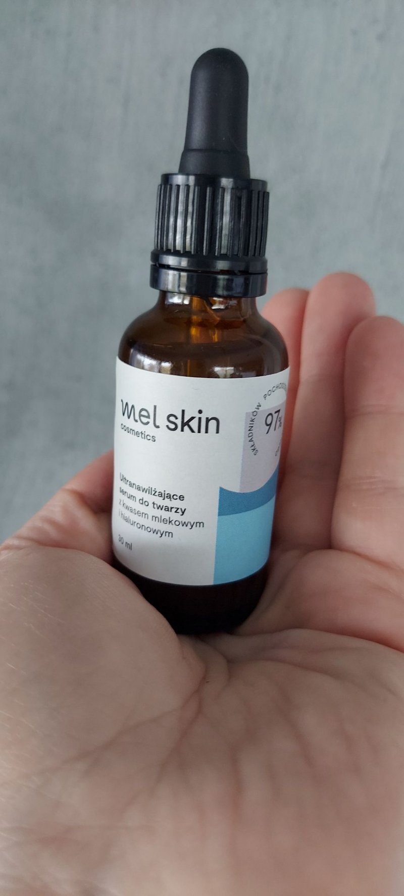 Mel Skin, Ultranawilżające serum do twarzy z kwasem hialuronowym