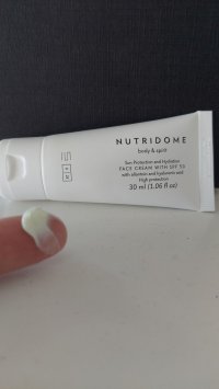 NUTRIDOME moisturizing SPF50 face cream with allantoin and hyaluronic acid