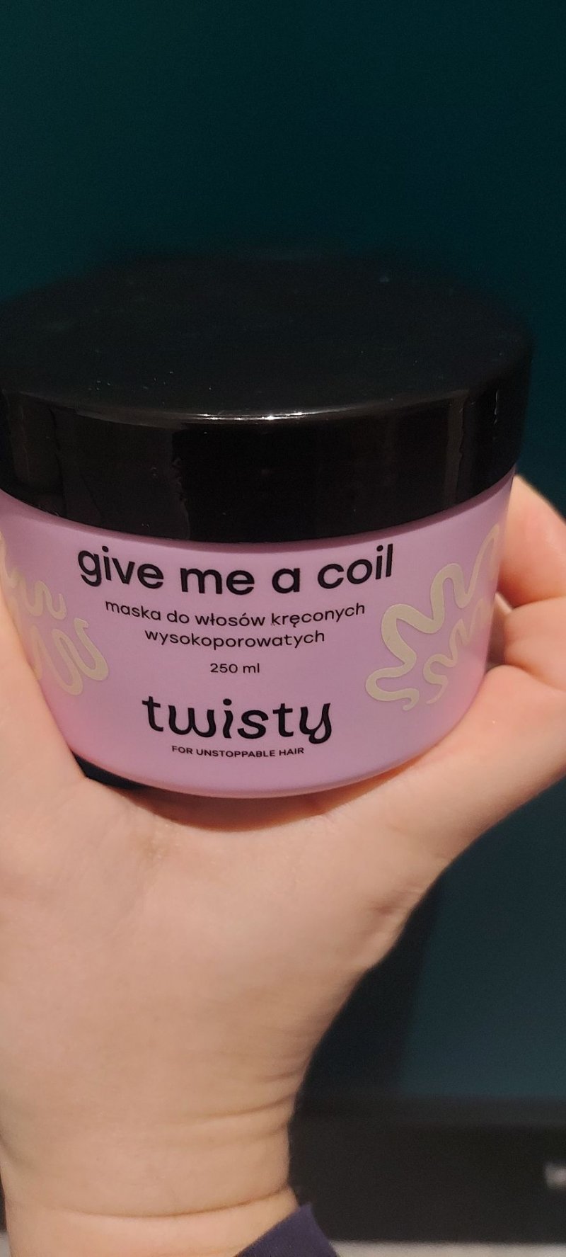 Twisty, Give Me a Coil, hajsimító maszk