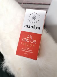 Manaya, CBD Focus Oil improving well-being and concentration