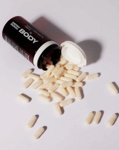 Derm Good, Probiotic and prebiotic in capsules, dietary supplement